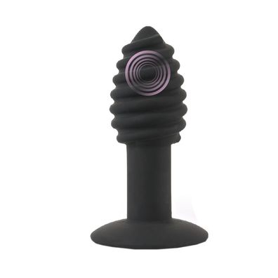 Silikon Vibro-Anal-Plug mit Standfuß 7 Vibration Wasserdicht USB Sex-Spielzeug