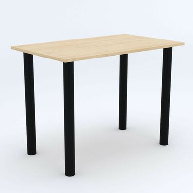 Esszimmertisch Esstisch Tisch mit Schwarze Beine Küchentisch Bürotisch | AHORN
