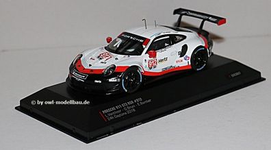 ixo Models LE43047 - Porsche 911 (991) GT3 RSR - #912 - 24h LeMans - 2018. 1:43