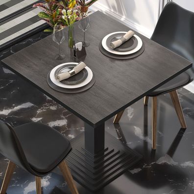 Compact | HPL Bistro Tischplatte | 70x70cm | Wenge | Gastro HPL Tischplatte