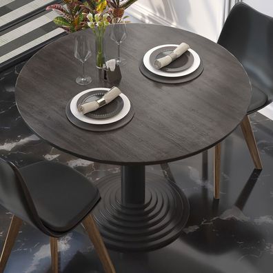 Compact | HPL Bistro Tischplatte | Ø70cm | Wenge | Gastro HPL Tischplatte