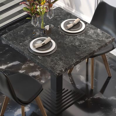 Werzalit | Bistro Tischplatte | 70x70cm | Felsen | Topalit Tischplatte