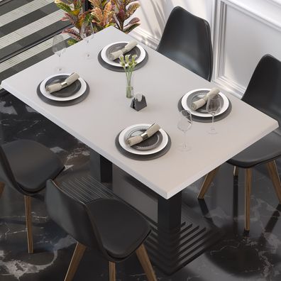 Werzalit | Bistro Tischplatte | 120x70cm | Weiß | Topalit Tischplatte