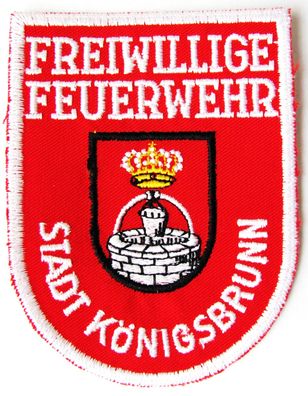 Freiwillige Feuerwehr - Stadt Königsbrunn - Ärmelabzeichen - Abzeichen - Aufnäher #2