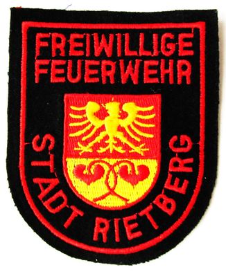Freiwillige Feuerwehr - Stadt Rietberg - Ärmelabzeichen - Abzeichen - Aufnäher