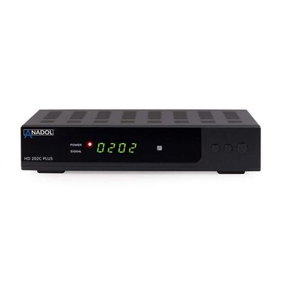Anadol HD 202C Plus 1080p Full HD DVB-C Tuner Kabel Receiver Schwarz mit Anschlu