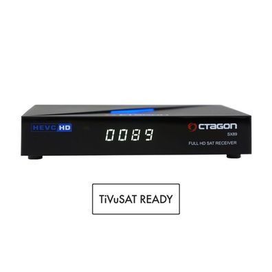 Octagon SX89 Full HD H.265 Linux LAN HDMI DVB-S2 Sat Tuner IP Receiver TiVuSat g