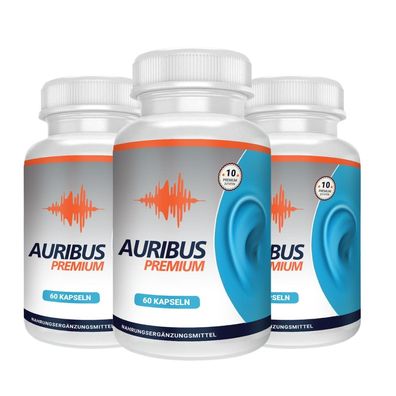 Auribus Premium - Ohrgesundheit - Ohren - SET 3 Dosen - Blitzversand