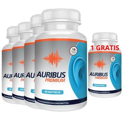 Auribus Premium - Ohrgesundheit- Ohren - SET 5 Dosen