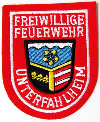 Freiwillige Feuerwehr - Unterfahlheim - Ärmelabzeichen - Abzeichen - Aufnäher