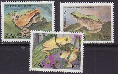 SAMBIA ZAMBIA [1989] MiNr 0470 ex ( * * / mnh ) Tiere