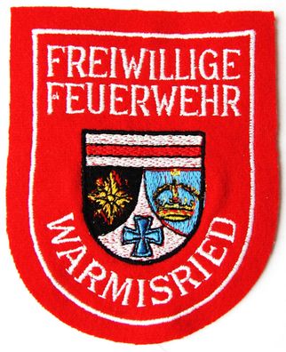 Freiwillige Feuerwehr - Warmisried - Ärmelabzeichen - Abzeichen - Aufnäher - Patch