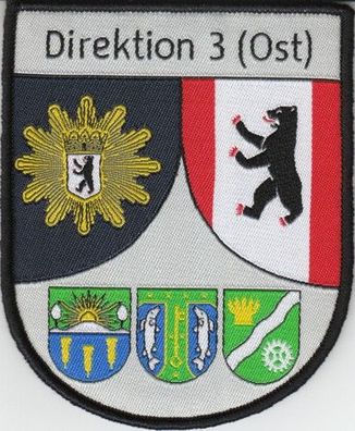 Klettabzeichen Polizei Berlin - Polizeidirektion 3 (Ost)