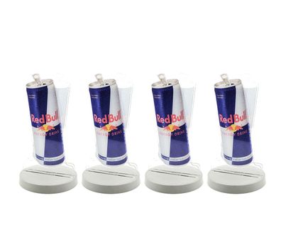 Red Bull 4er Set Katenhalter 4 Stück Menühalter Getränkekarte Halterung