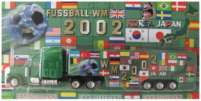 Fußball WM 2002 Nr.03 - Flaggen - Peterbilt - US Sattelzug