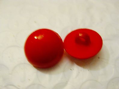 1Kunststoffknopf rot 15x10mm Öse 3mm Nr 4146