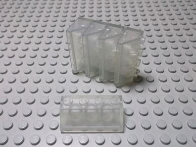 Lego 5 Schrägsteine 2x4 45 Grad transparent klar Nummer 3037