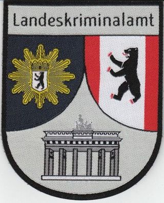 Klettabzeichen Polizei Berlin - Landeskriminalamt