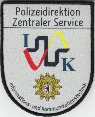 Klettabzeichen Polizei Berlin - Informations- und Kommunitaktionstechnik