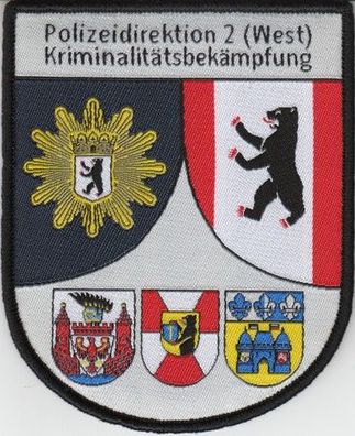 Klettabzeichen Polizei Berlin - Kriminalpolizei Direktion 2