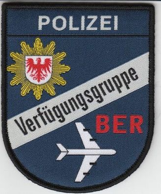 Klettabzeichen Polizei Brandenburg - Polizeiinspektion Flughafen BER