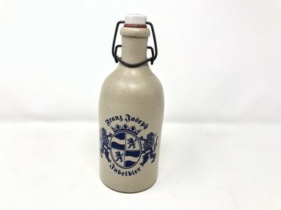 Steingut Flasche Franz Joseph Jubelbier 0,5L - M.K.M. - mit Bügelverschluss (W24