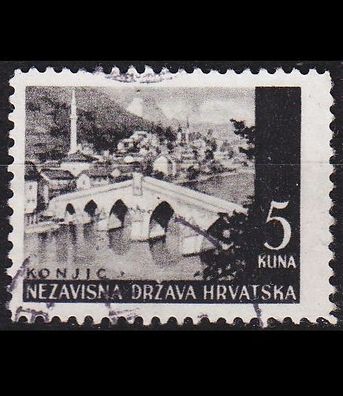Kroatien Croatia [1941] MiNr 0055 ( O/ used ) Architektur