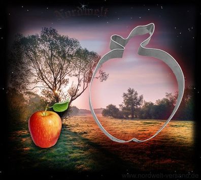 Teigform / Ausstechform Apfel / Avalon Liebesfrucht- Baum des Lebens