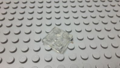 Lego 1 Platte 2x2 flach Transparent Klar Nummer 3022