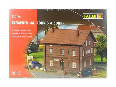 Modellbahn Bausatz Haus Klempner Röhrig, Faller H0 130196 neu OVP
