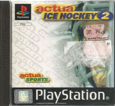 Actua Ice Hockey 2 (Sony PlayStation 1, 1999) mit Booklet, Zustand gut
