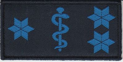 Polizei Dienstgradabzeichen Klett Polizeiobermeister im Sanitätsdienst