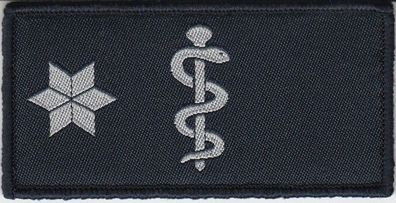 Polizei Dienstgradabzeichen Klett Polizeikommissar im Sanitätsdienst