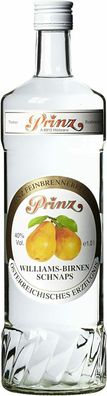 Prinz Williams-Birnen Schnaps 40% Vol. 1,0 Liter - Flasche