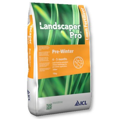 Landscaper Pro® Pre Winter 15 kg Rasendünger Sommer Winter Langzeit