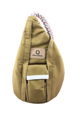 ubun2bag Unisex Sling Bag Rucksack Anti Theft RFID Schutz - Crossbody Khakigrün