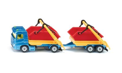 LKW mit Absetzmulde und Anhänger Modellfahrzeug Siku 1695 Spielzeugauto