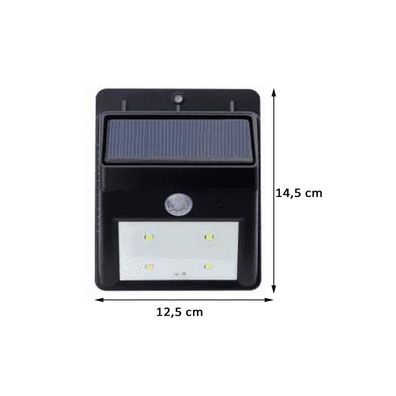 REV Solar LED Treppenlicht Orientierungslicht mit Bewegungsmelder Außenbereich