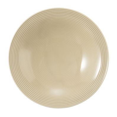 2 x Suppenteller rund 22,5 cm - Seltmann Weiden Beat Sandbeige