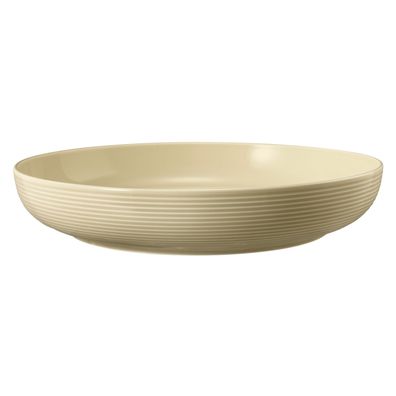 4 x Foodbowl 28 cm - Seltmann Weiden Beat Sandbeige uni - Schüssel Schale