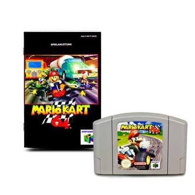 N64 Spiel Mario Kart 64 + Anleitung