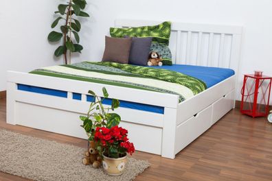 Doppelbett / Funktionsbett "Easy Premium Line" K8 inkl. 2 Schubladen und 1 Abdec