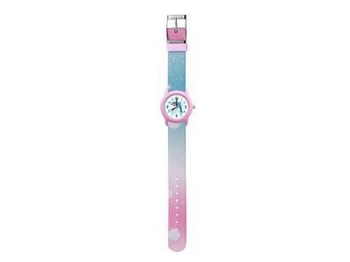 Kinderuhr Delfine türkis/ pink - bb-Klostermann 21530 - Armbanduhr Motivuhr Quarz-Uhr
