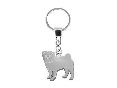 Schlüsselanhänger Mops - bb-Klostermann 30812 - Anhänger Schlüssel Tiere Hunde