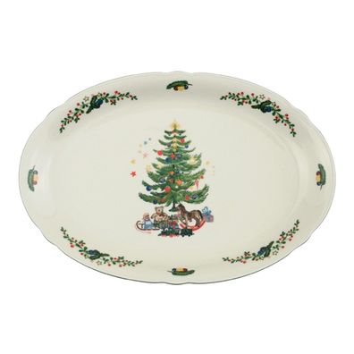 Platte oval 35 cm - Seltmann Weiden Marieluise Weihnachten - Servierplatte
