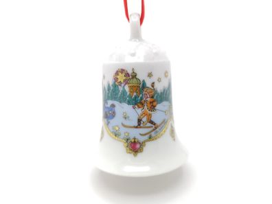 Porzellanglocke Weihnachtsglocke 1981 - Hutschenreuther - OHNE Verpackung