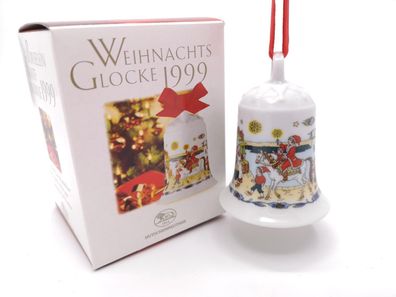 Porzellanglocke Weihnachtsglocke 1999 - Hutschenreuther - in OVP