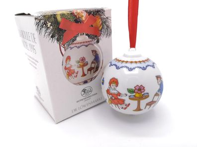 Porzellankugel Weihnachtskugel 1995 - Hutschenreuther - in OVP