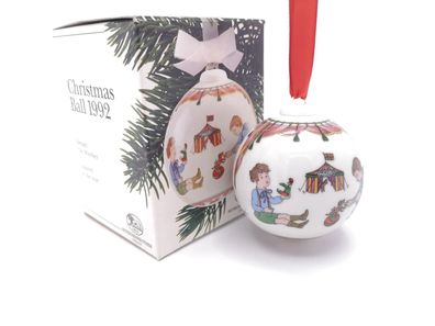 Porzellankugel Weihnachtskugel 1992 - Hutschenreuther - in OVP
