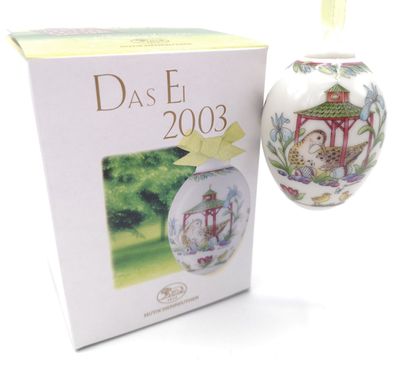 Porzellan-Ei - Das Ei 2003 - Hutschenreuther - Rarität NEU OVP 1. Wahl